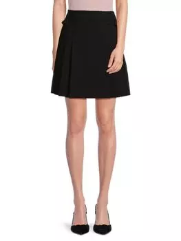 Мини-юбка со складками Karl Lagerfeld Paris, черный