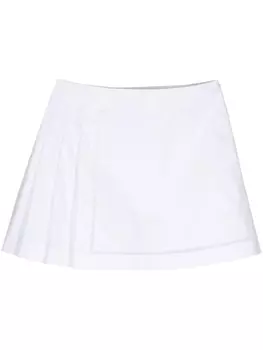 Мини-юбка со складками SHIATZY CHEN, белый