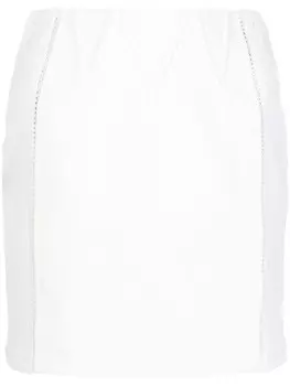 Мини-юбка со вставками TOM FORD, белый
