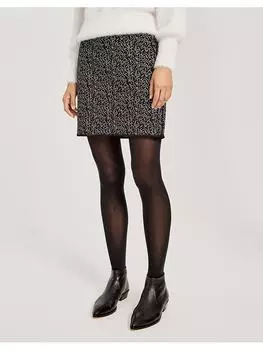 Мини-юбка Someday, черный/белый