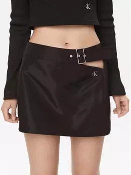 Мини-юбка стандартного кроя Calvin Klein, черный