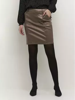 Мини-юбка стандартного кроя Cream, коричневый