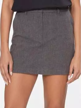Мини-юбка стандартного кроя Jdy, серый