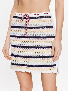 Мини-юбка стандартного кроя Tommy Jeans, мультиколор