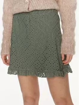 Мини-юбка стандартного кроя Vero Moda, зеленый