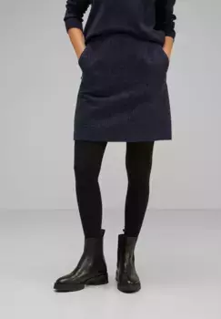 Мини-юбка STREET ONE с молнией, синий