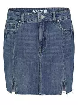 Мини-юбка Sublevel, темно-синий