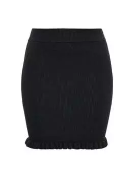 Мини-юбка Swirly, черный