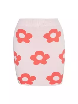 Мини-юбка Swirly, розовый