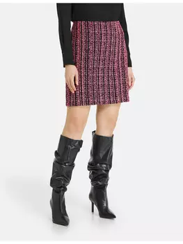 Мини-юбка TAIFUN, цвет schwarz gemustert