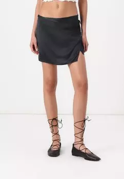 Мини-юбка TARIM - Wrap skirt Weekday, черный