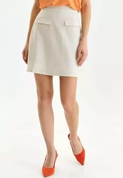 Мини-юбка Top Secret, бежевый