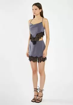 Мини-юбка TRIM MINI Glamorous, серый