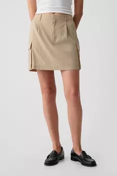 Мини юбка Utility Gap, бежевый