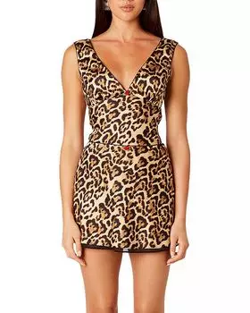Мини-юбка Ventura Animal Print NIA, мультиколор