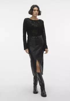 Мини-юбка Vero Moda, черный