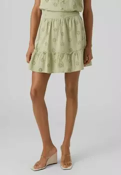 Мини-юбка Vero Moda, светло-зеленый