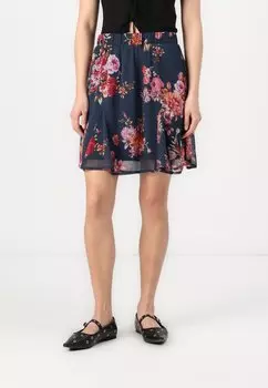 Мини-юбка VIALIA MINI SKIRT VILA, темно-синий