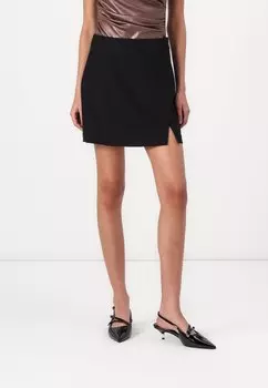 Мини-юбка VICAMMI SHORT SKIRT VILA, черный