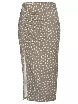 Мини-юбка Vivance, цвет taupe/creme bedruckt