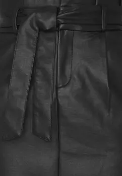 Мини-юбка Vmeva Paperbag Coated Skirt Vero Moda, черная