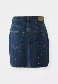 Мини-юбка Vmtessa Skirt Rhines Mix Vero Moda, средний синий