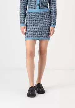 Мини-юбка VMTILLY SHORT SKIRT Vero Moda, синий