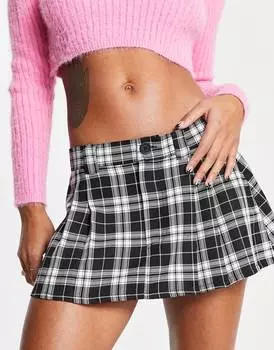 Мини-юбка в клетку ASOS DESIGN