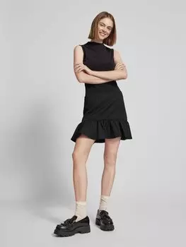 Мини-юбка в многослойном стиле, модель «DALLAS» Noisy May, черный