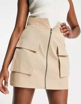 Мини-юбка в стиле милитари ASOS DESIGN