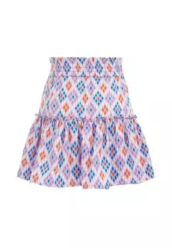 Мини-юбка WE Fashion, фиолетовый