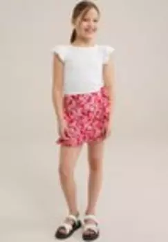 Мини-юбка We Fashion, красный