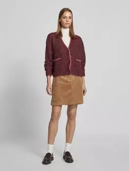 Мини-юбка вельветовая из чистого хлопка Marc O'Polo, светло-коричневый