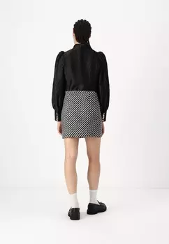 Мини-юбка YASPEPPY SHORT SKIRT YAS, черный