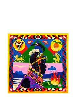 Мини-женский шарф sambure со смешанным узором Wild