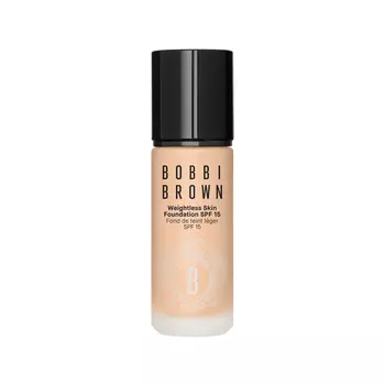Мини жидкая тональная основа mini weightless skin foundation spf15 Bobbi Brown, цвет warm porcelain, 13 мл