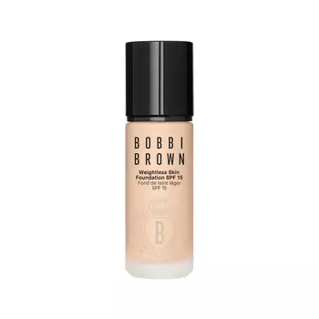 Мини жидкая тональная основа mini weightless skin foundation spf15 Bobbi Brown, цвет porcelain, 13 мл