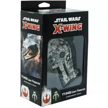 Миниатюра Atomic Mass Games Star Wars X-Wing 2E: YT-2400 Light Freighter Expansion Pack