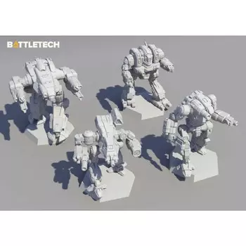 Миниатюра BattleTech: Inner Sphere Heavy Battle Lance - Miniature Force Pack