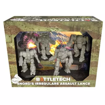 Миниатюра BattleTech: Snords Irregulars Assault Lance - Miniature Force Pack