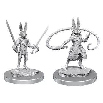 Миниатюра Dungeons & Dragons Nolzur's Marvelous Unpainted Miniatures: Harengon Rogues (Wave 17)