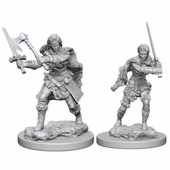 Миниатюра Dungeons & Dragons: Nolzur's Marvelous Unpainted Miniatures: Human Female Barbarian