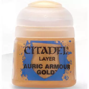 Миниатюра Games Workshop Citadel Layer Paint: Auric Armour Gold (12ml)