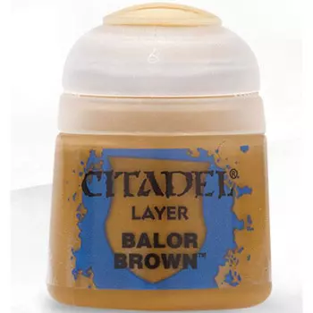 Миниатюра Games Workshop Citadel Layer Paint: Balor Brown (12ml)