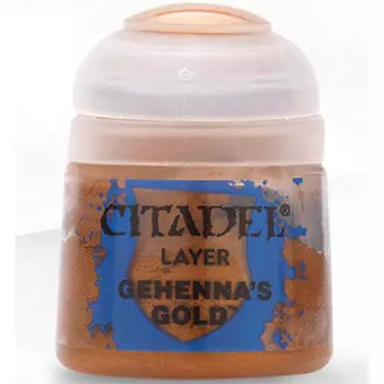 Миниатюра Games Workshop Citadel Layer Paint: Gehenna's Gold (12ml)
