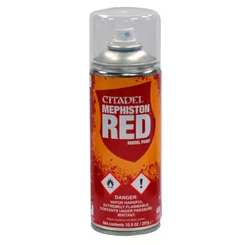 Миниатюра Games Workshop Citadel Spray Paint: Mephiston Red