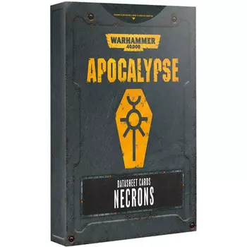 Миниатюра Games Workshop Warhammer 40K: Apocalypse Datasheet Cards - Necrons