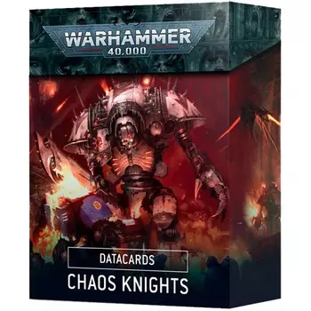 Миниатюра Games Workshop Warhammer 40K: Datacards - Chaos Knights (9th Edition)
