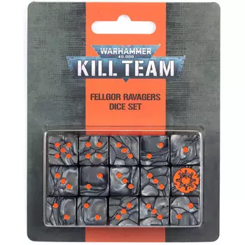 Миниатюра Games Workshop Warhammer 40K: Kill Team - Fellgor Ravagers Dice Set (15)
