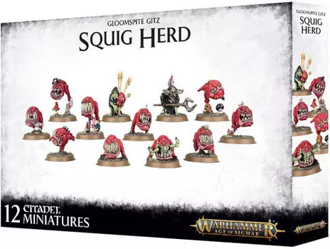 Миниатюра Games Workshop Warhammer Age of Sigmar: Gloomspite Gitz - Squig Herd
